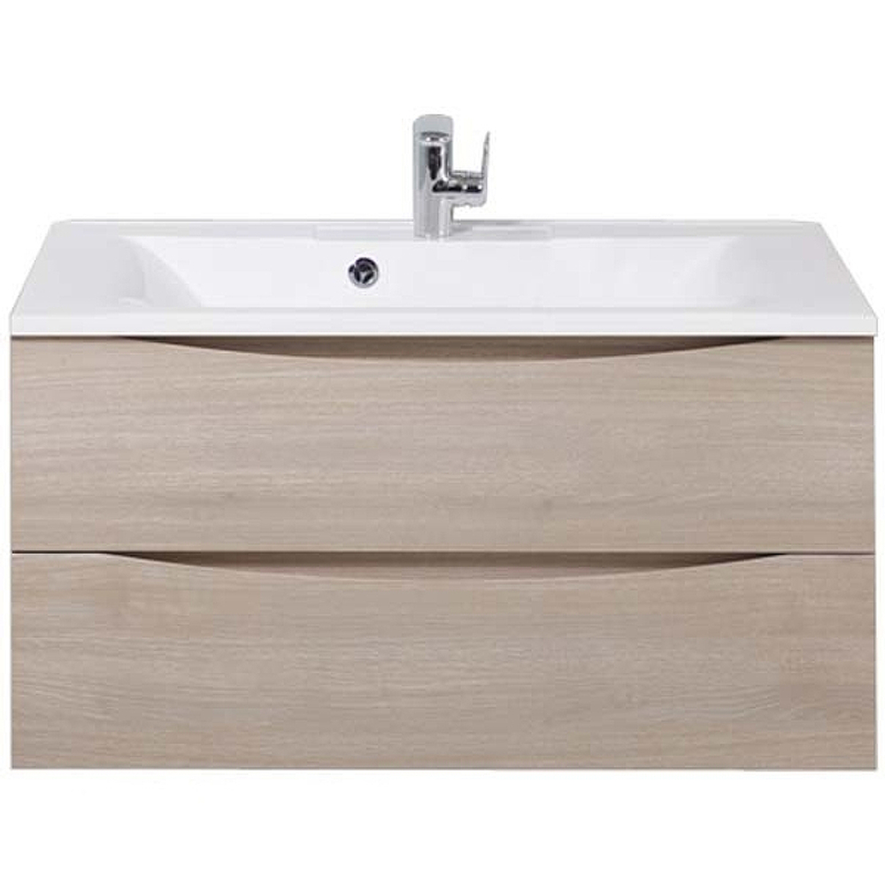 Тумба под раковину BelBagno Marino 90 MARINO-900-2C-SO-RG-P подвесная Rovere Grigio