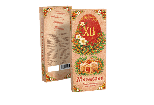 Мармелад 150 г облепиховый в белом шоколаде " Пасхальный " СЛАДАРТ.