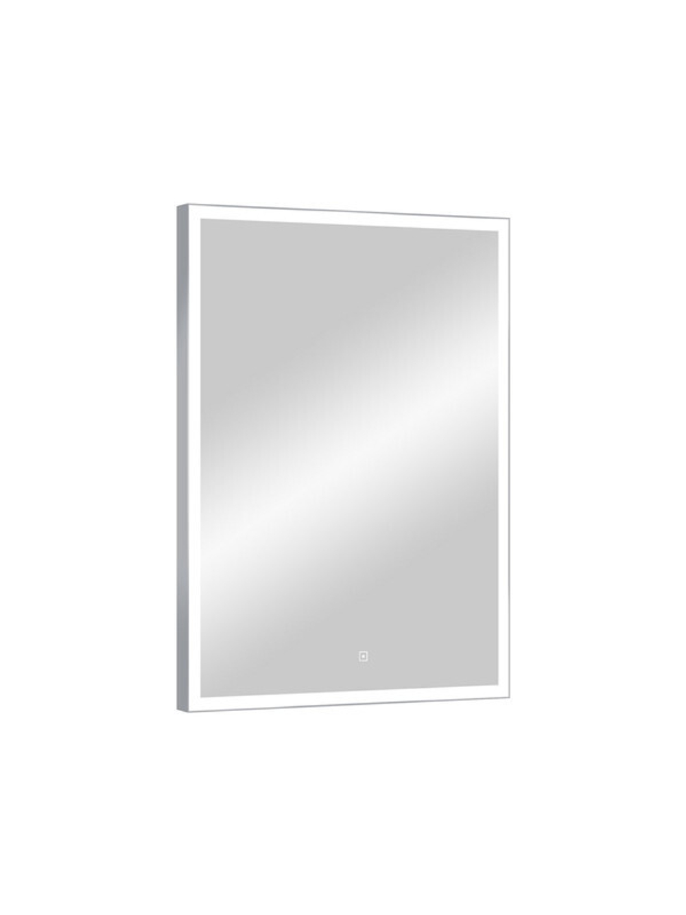 Зеркало "Frame Silver LED" 600х800