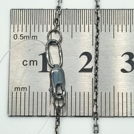 Цепочка Якорная. Черненная. 1,5 мм