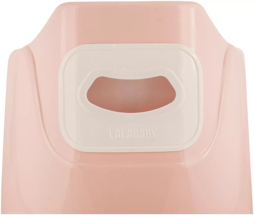 Горшок со спинкой Lalababy Protect Me розовый с крышкой LA1042РЗП