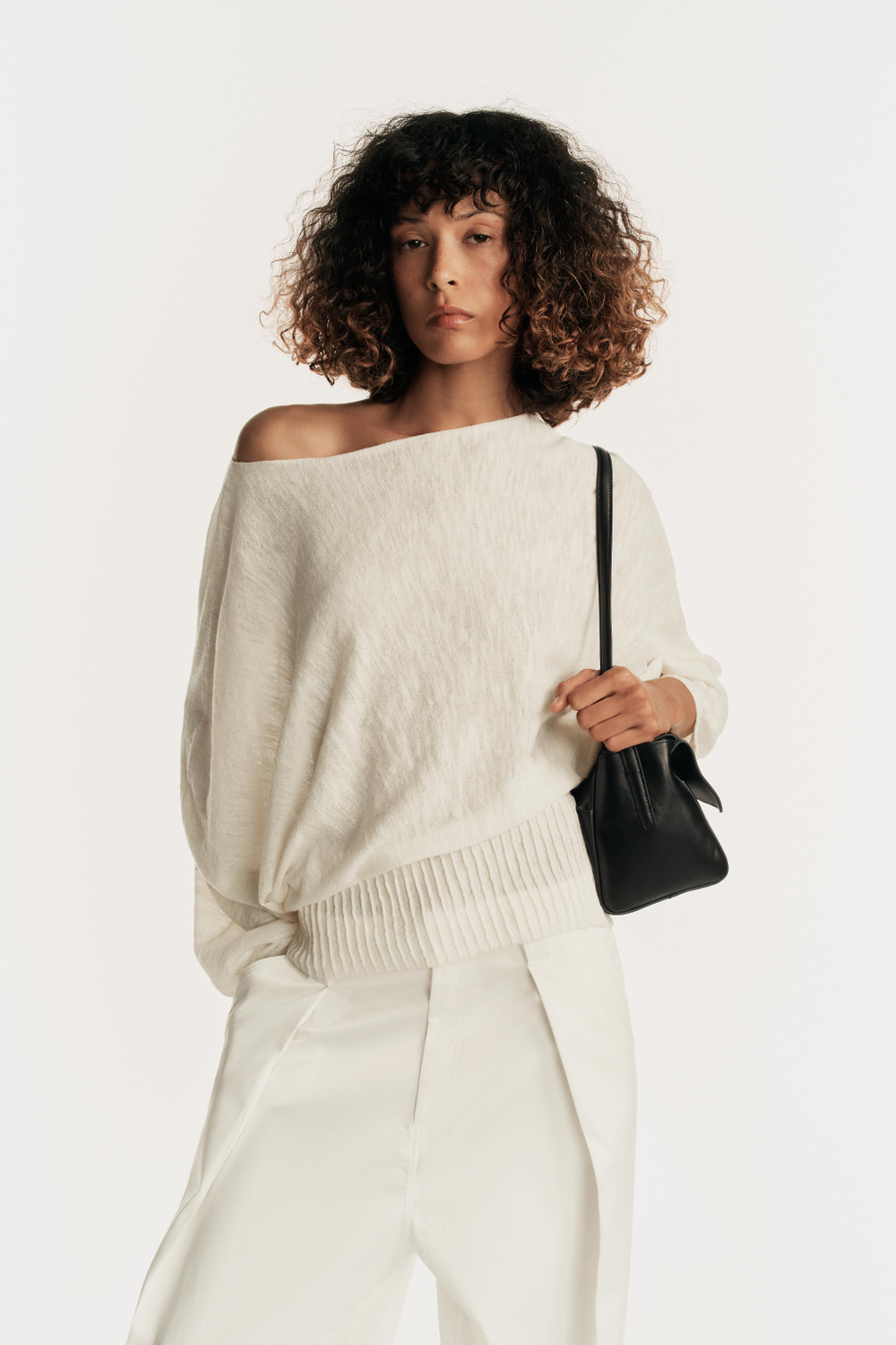 СВИТЕР С ОБЪЕМНЫМИ РУКАВАМИ — ZARA