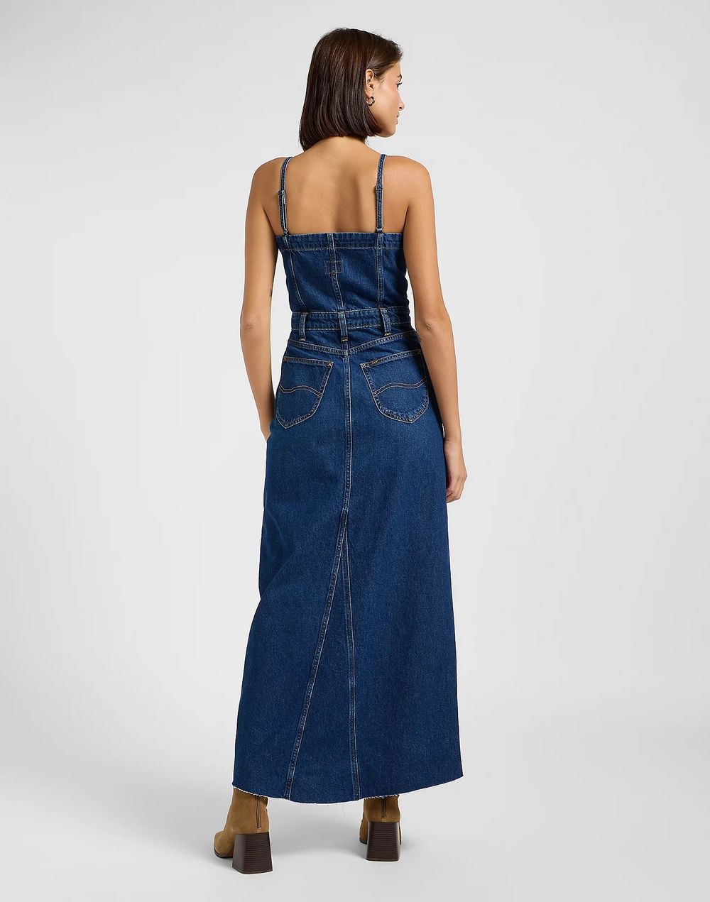 Платье женское LEE MAXI DENIM DRESS