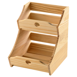 IKEA CHOKLADHAJ  (ИКЕА СХОКЛАДХАЙ)  -  Контейнеры для продуктов, 2 шт - дерево
