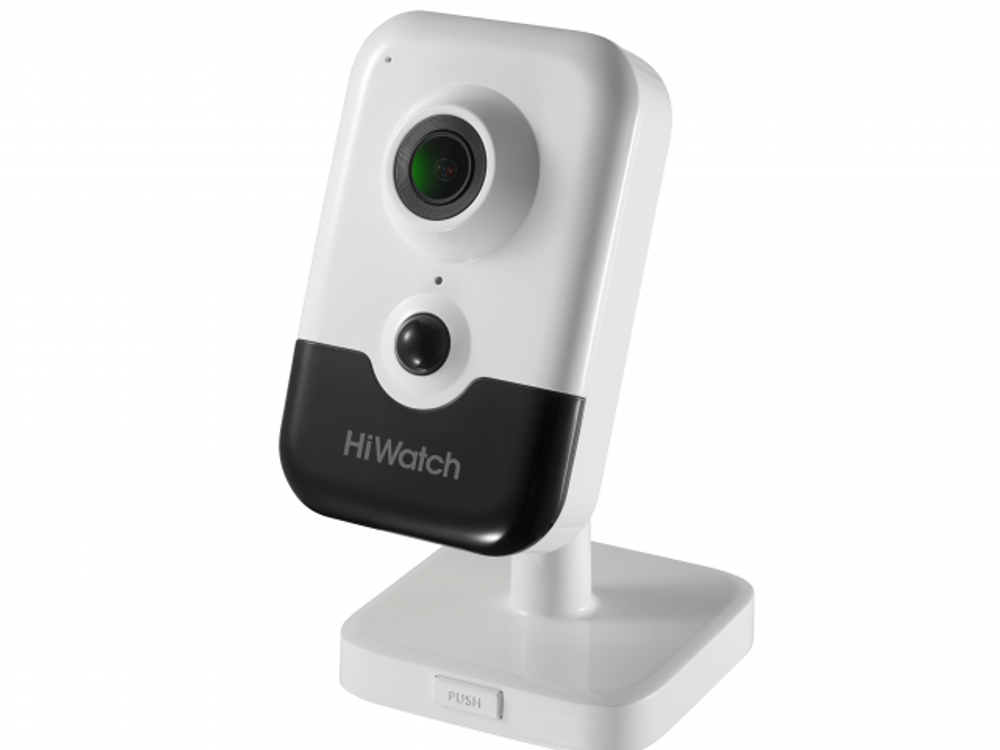 Камера видеонаблюдения IP HiWatch DS-I214W(C)(2MM) / CMOS/ 1920x1080/ внутренняя/ угол обзора 153°/ Белый