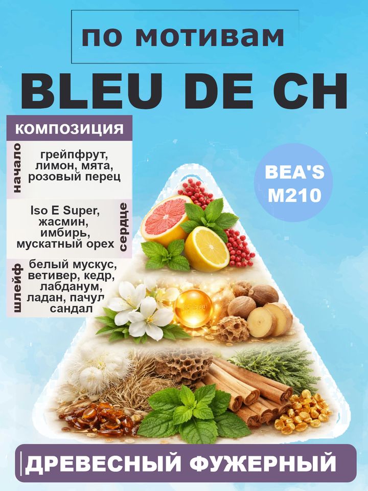Фото товара Bleu de CH / Блю де Ша BEAS духи мужские M210 50мл