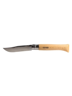 Нож Opinel №12 нержавеющая сталь, буковая рукоять