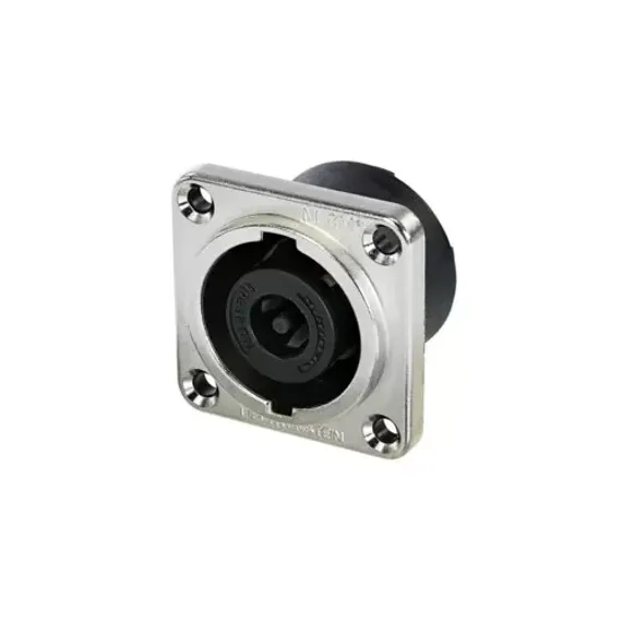 Neutrik NL8MPRXX панельный разъём Speakon male 8-контактный, квадратный фланец, металлический корпус