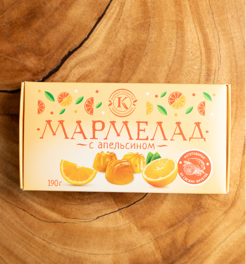 Мармелад с апельсином 190 г