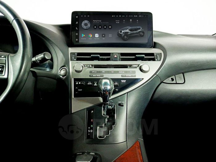 Магнитола для Lexus RX270, RX350, RX450h AL10 2009-2012 (ШГУ цветной, штатное меню не поддерживается) - Teyes LUX ONE 360 монитор 12.3" 2K QLED на Android 10, Быстрая, CarPlay, 4G SIM-слот, 4 камеры в комплекте