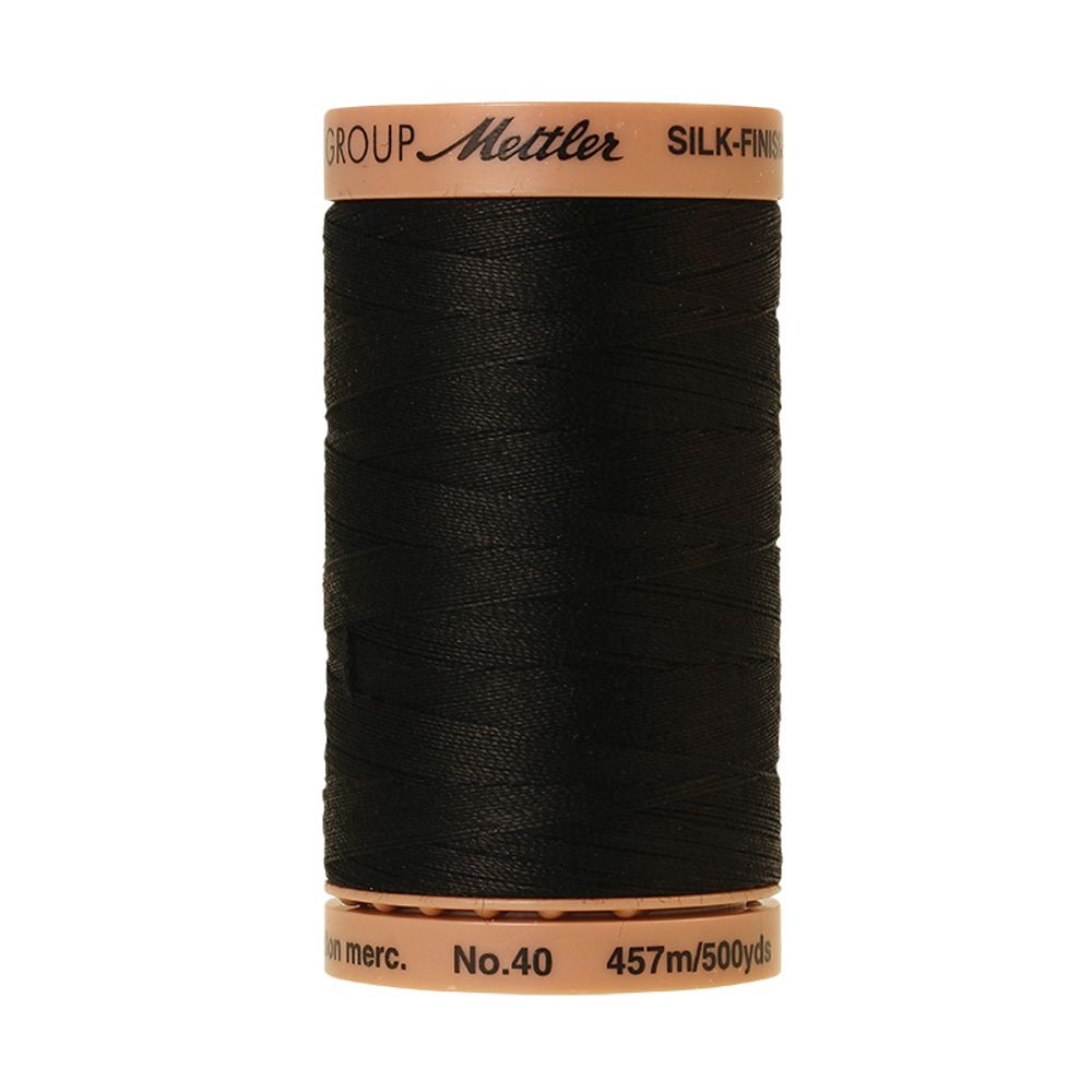 Нитки хлопковые Mettler Silk-Finish Cotton 40 (457 м), 5 кат. | цв. 4000 Нитки хлопковые Mettler Silk-Finish Cotton 40 (457 м), 5 кат. | цв. 4000