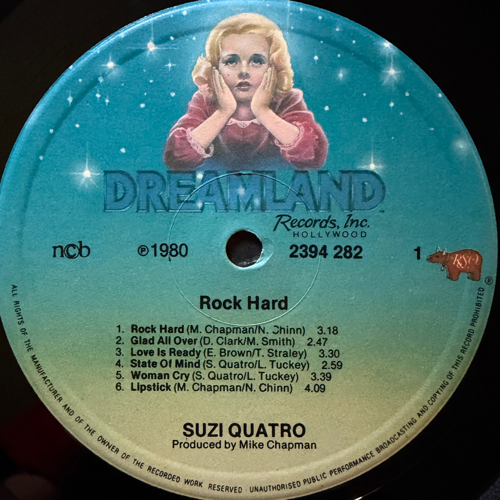Suzi Quatro - Rock Hard (Скандинавия 1980г.)
