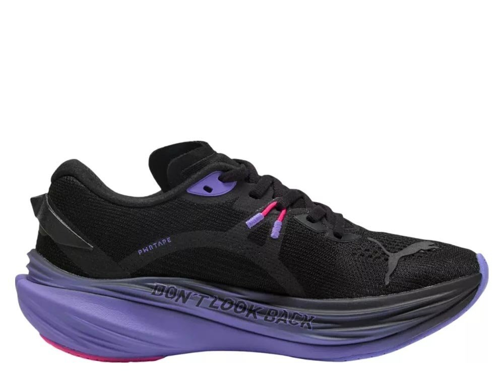 Кроссовки для бега женские Puma Deviate Nitro 3 Digitokyo W Черно-Фиолетовые