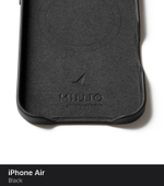 Чехол Mujjo Full Leather Case для iPhone Air Black