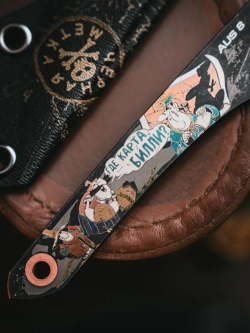 Нож NC Custom KOI (Остров сокровищ LE, BSW, Black)