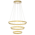 Citilux Дуэт CL719652 LED Люстра подвесная с пультом Золото