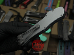 Нож Heretic Hydra V4 Single Edge T/E Tanto SilverGray - светлая рукоять, светлый клинок