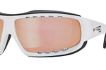 Спортивные очки LiP Typhoon / Gloss White - Black / Zeiss/ PA Polarized / Rose Gold Lens