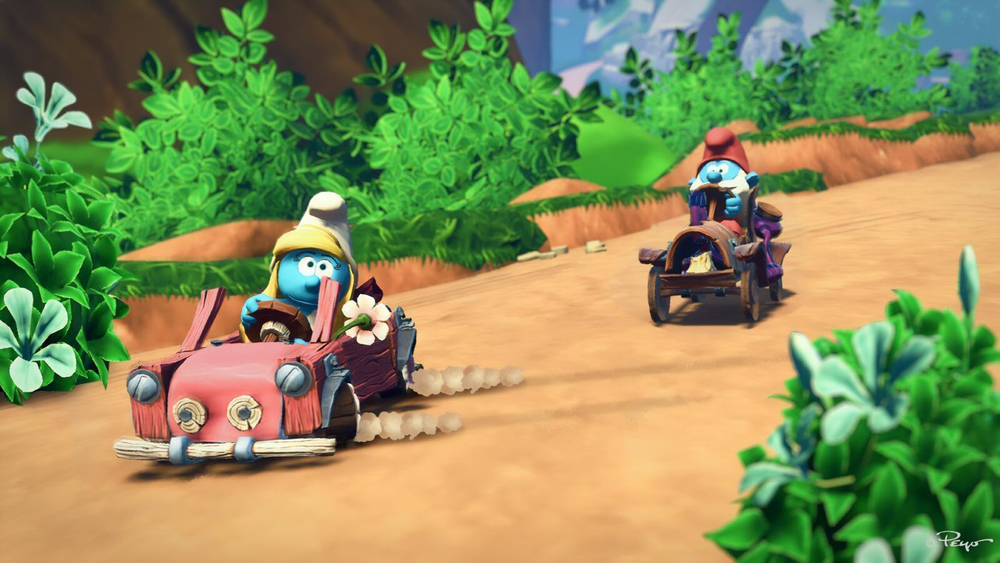 Smurfs Kart. Turbo Edition (картридж для Nintendo Switch, полностью на английском языке)