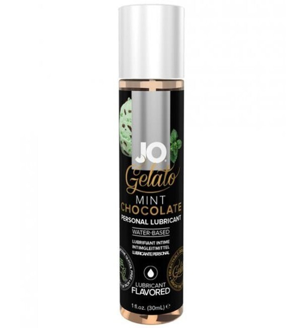 Вкусовой лубрикант на водной основе JO Gelato Mint Chocolate (Мята-Шоколад) 30 мл