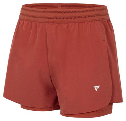 Женские теннисные шорты Tecnifibre Team Stretch — terracotta