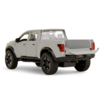 Модель ин. мет. "Nissan Titan Warrior. Полиция" 12,5см, дв, багаж, серый. TITAN-13MAT-GY (Технопарк)