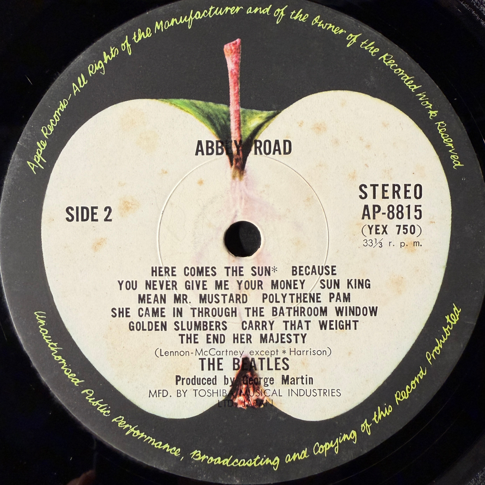 The Beatles ‎– Abbey Road (Япония 1969г.)