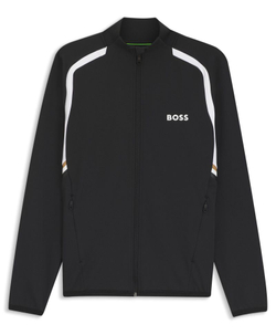 Мужская теннисная толстовка BOSS TOC Spin Full Zip - black