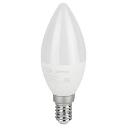 Лампа светодиодная ЭРА RED LINE LED B35-6W-840-E14 R 6Вт свеча нейтральный белый свет Е14 | Лампы cветодиодные Свеча (B/C)