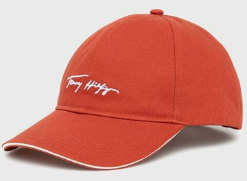 Теннисная кепка Tommy Hilfiger Iconic Signature Cap Women - красный