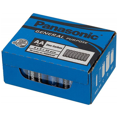 Panasonic General Purpose R06 / AA уп.48 б/бл.спайка8 уп.240