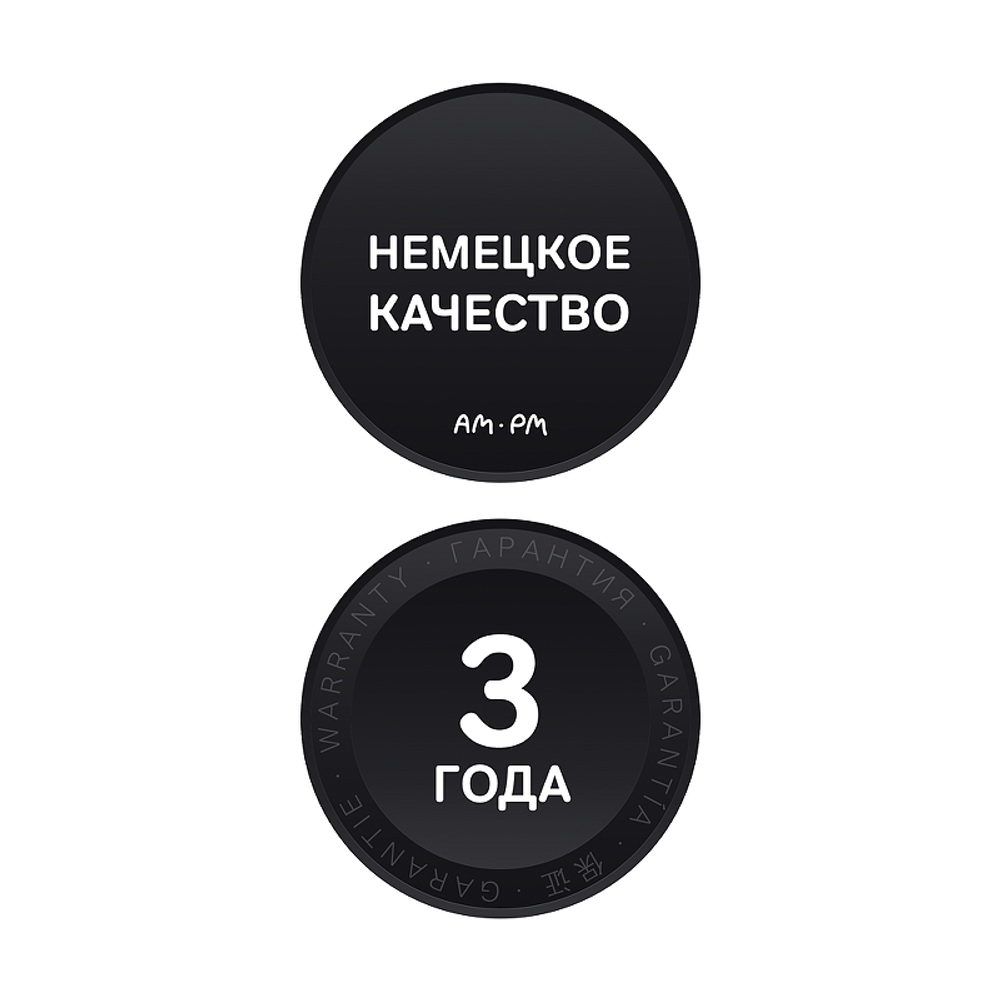 Душевой уголок AM.PM Gem S 100х80 W93G-404-100280-BT профиль Черный матовый стекло прозрачное