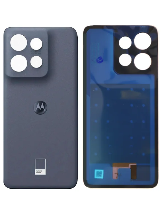 Задняя крышка для Motorola S50 5G серая (Grey) без стекла камеры