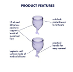 Satisfyer Feel secure Menstrual Cup Набор менструальных чаш