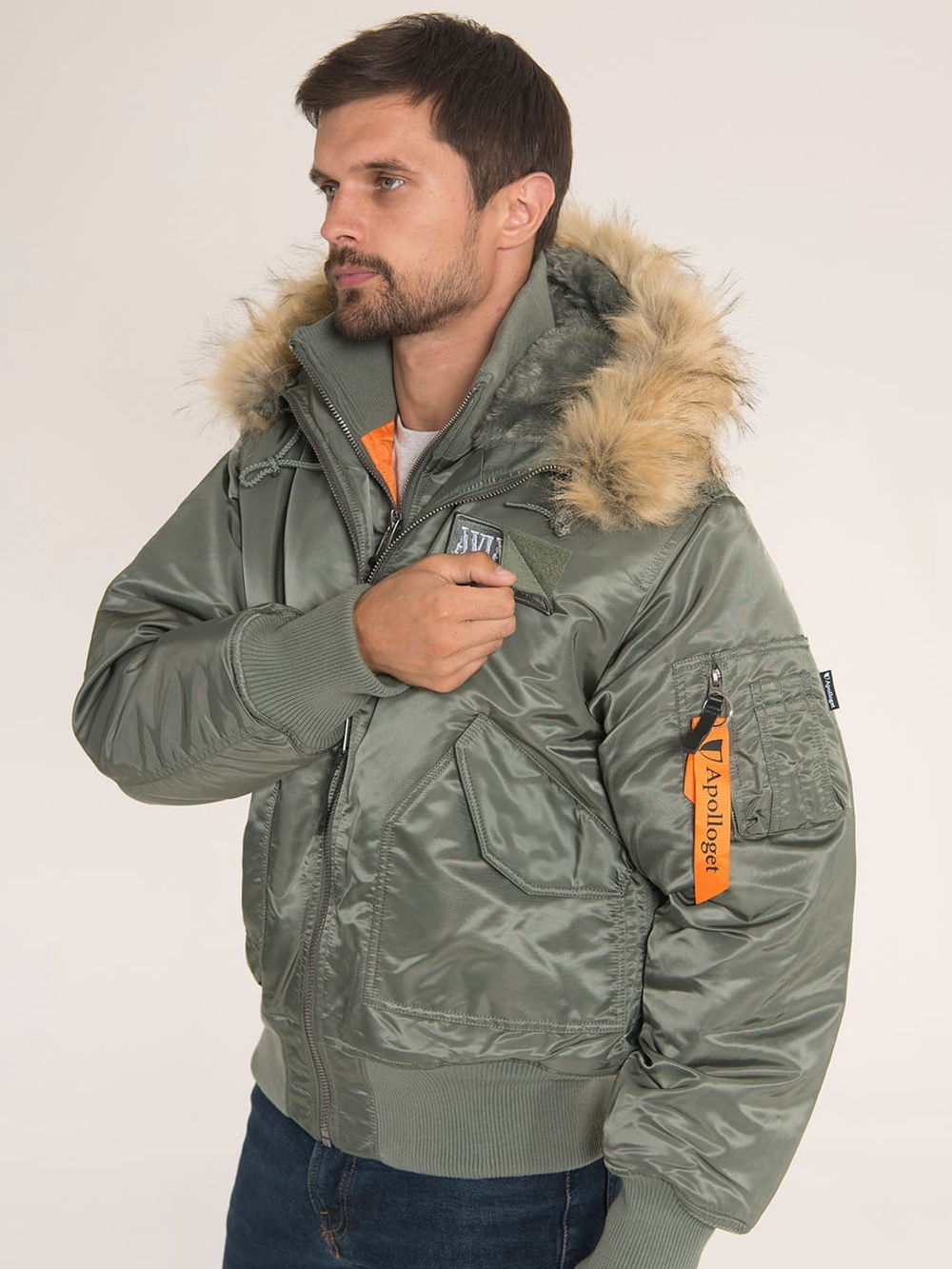 AVIATOR HD Olive/Orange