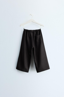 ZARA TIMELESS — ШИРОКИЕ БРЮКИ ИЗ ШЕРСТИ, ШОКОЛАДНЫЙ