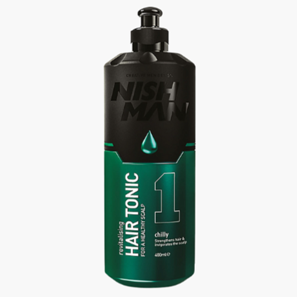ТОНИК ДЛЯ ВОЛОС NISHMAN HAIR TONIC 200ML С ПЕРЦЕМ ЧИЛИ И МЕНТОЛОМ