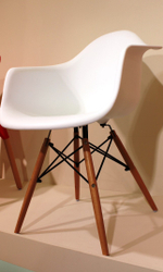 Стул eames dar effel белый