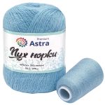 Пряжа Astra Premium (Астра Премиум) Пух норки / уп.1 мот. по 50 г, 290 м, 068 голубой