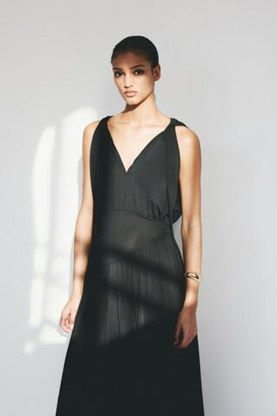 Платье из джерси с пелериной - H&M