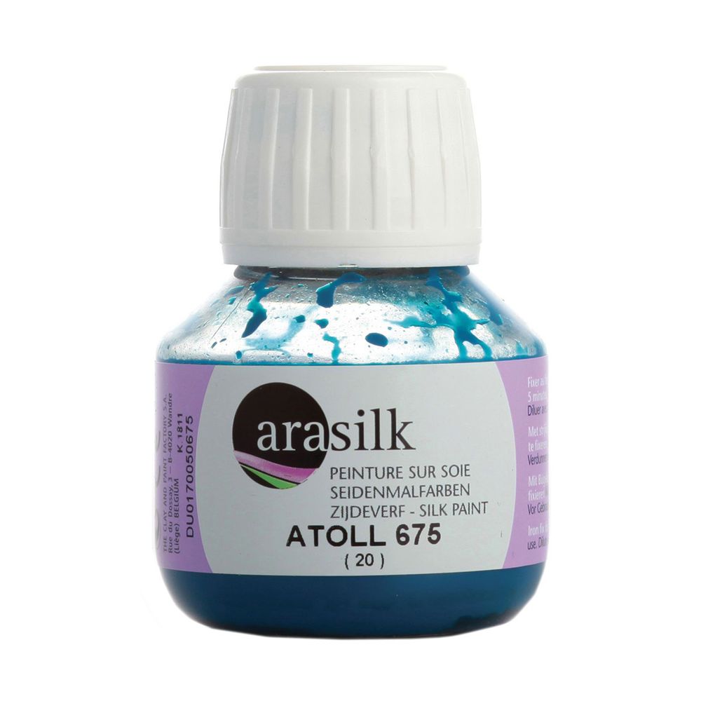 Краска для шелка H Dupont Arasilk, 50мл, 675 лазурный