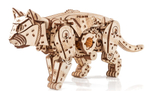 Сборная модель деревянная, конструктор 3D EWA Механический Кот (Кошка)