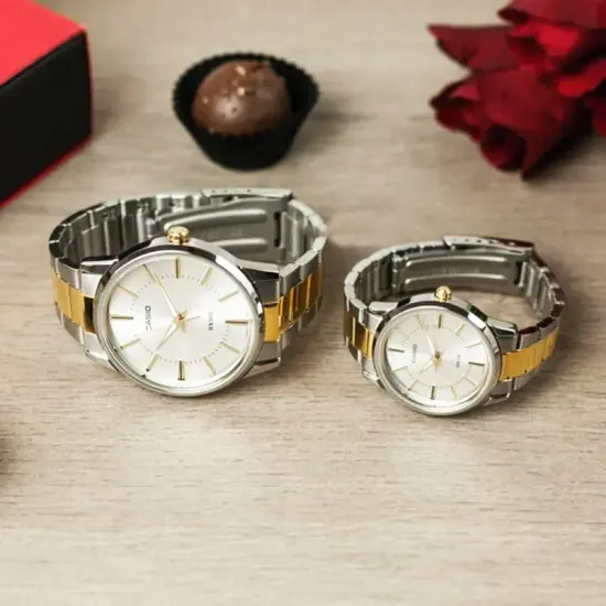 Парные часы Casio Standard: MTP-1303SG-7A и LTP-1303SG-7A