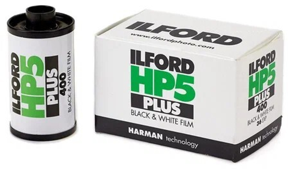 Фотопленка Ilford HP5 Plus 400 135/36, негативная черно-белая