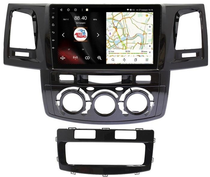 Магнитола для Toyota Hilux 2012-2015 - Vaycar VA77-1143 на Android 13, 4G SIM-слот