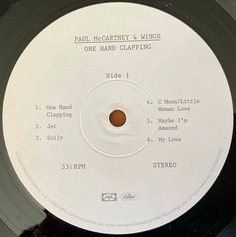Paul McCartney & Wings / One Hand Clapping (2LP)