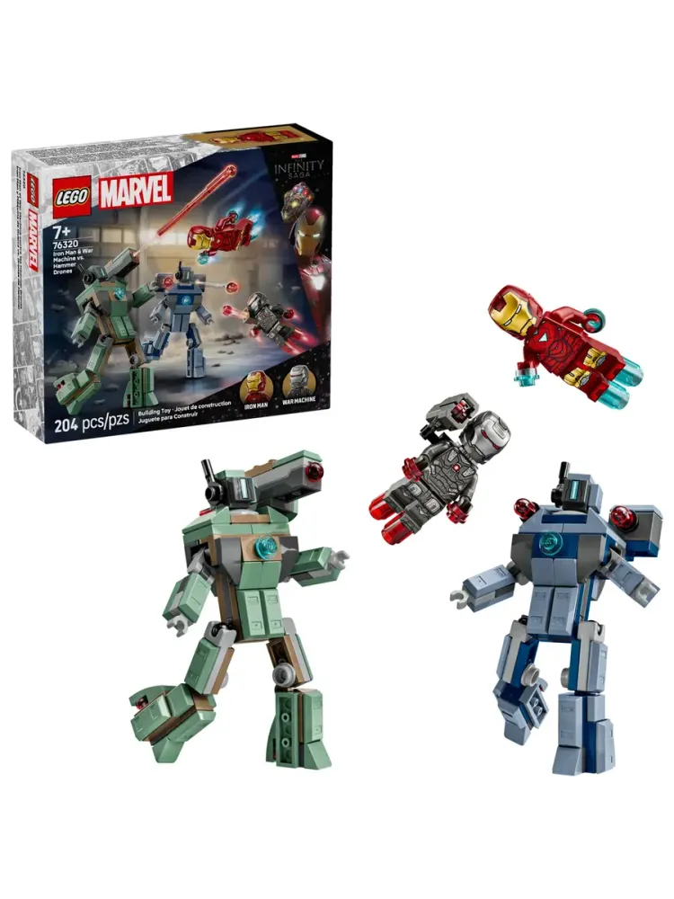 Конструктор Marvel 76320 Железный Человек и Боевая Машина