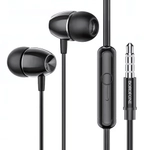 Гарнитура Borofone M57, вакуумные, разъем Jack, кабель 1.2 м Black