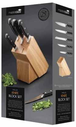 Kitchen Craft Набор из 5 ножей в деревянном блоке EAN 5028250382597
