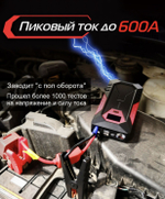 Устройство пусковое портативное бустер 18000mAh 1200A в чехле (GGJSM43) GKFLY